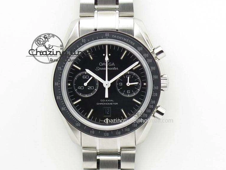 0728 Efficient Speedmaster Professional Moonwatch Chrono AXF Best Edition On SS Bracelet A 8286